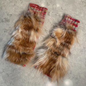 Missoni Fur Wrist Warmers